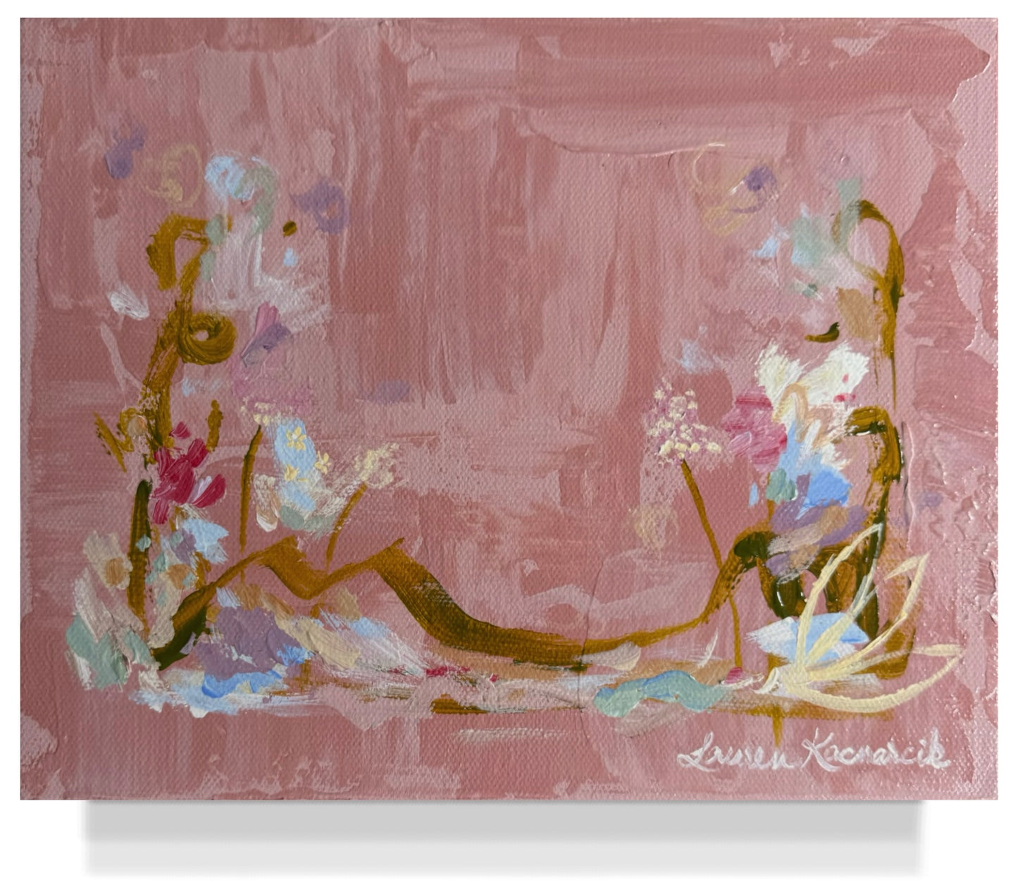 Pink Marble Mini Canvas