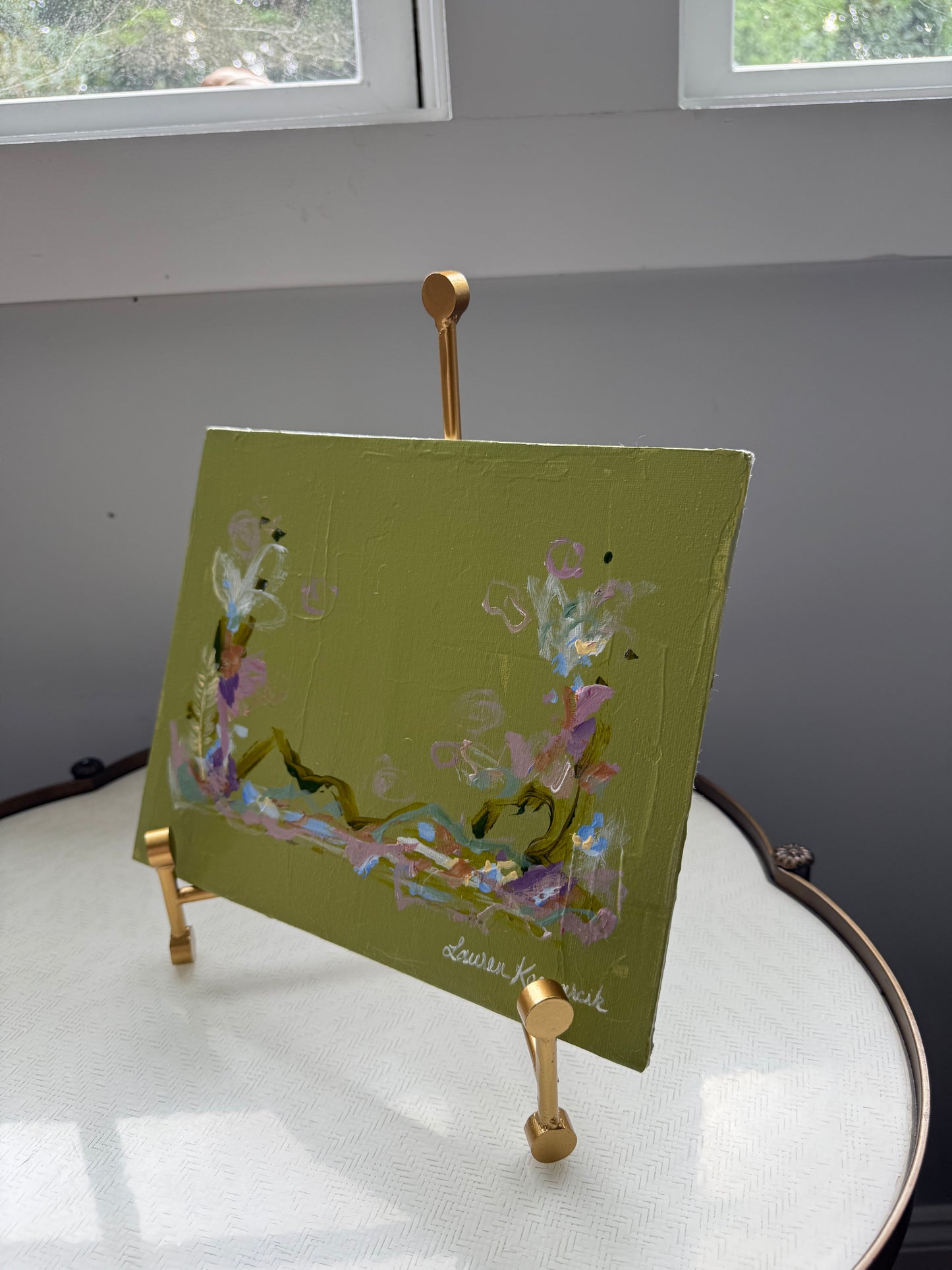 Chartreuse 8x10 Canvas Panel