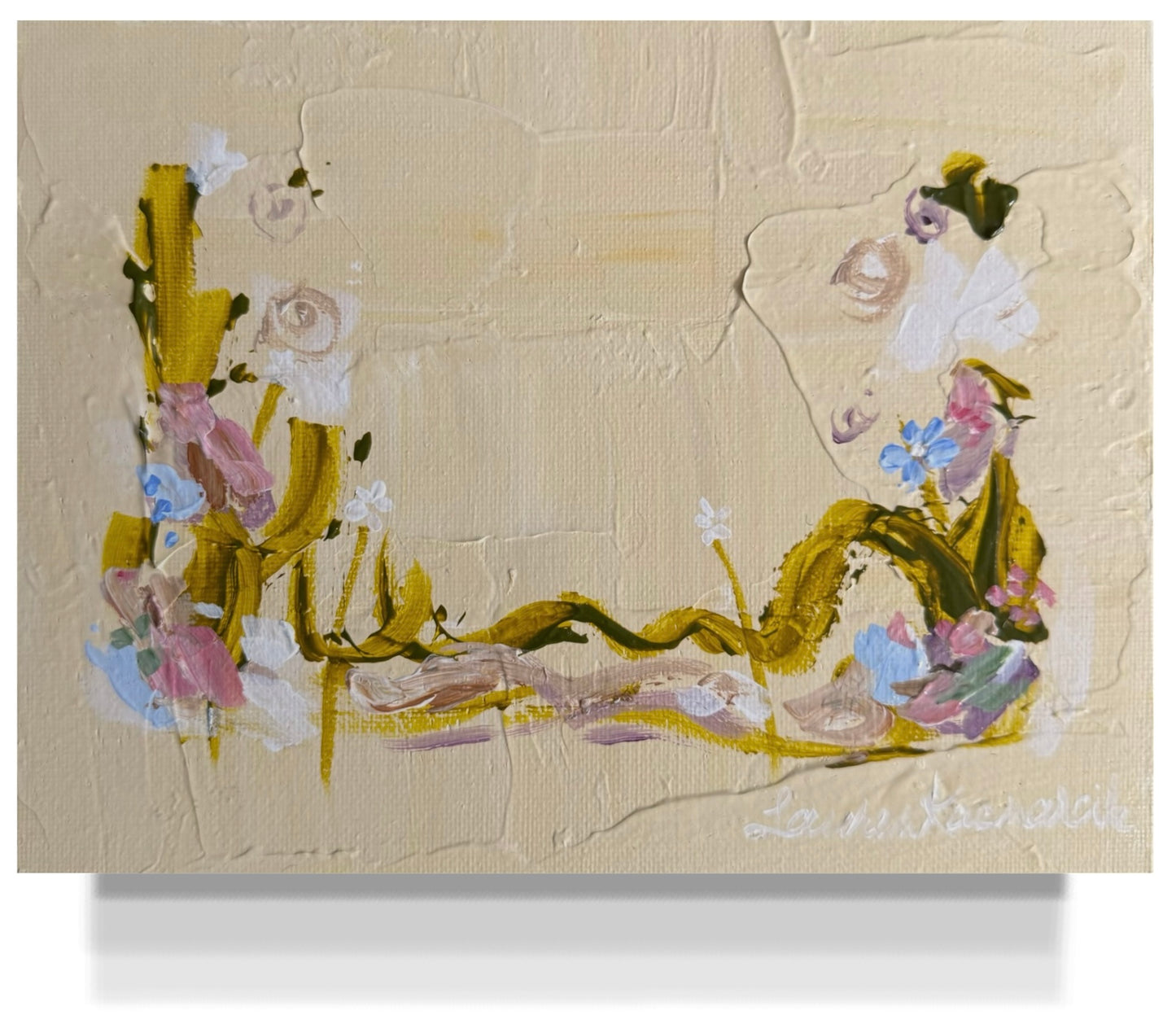 Butter Yellow 6x8 Canvas Panel 1