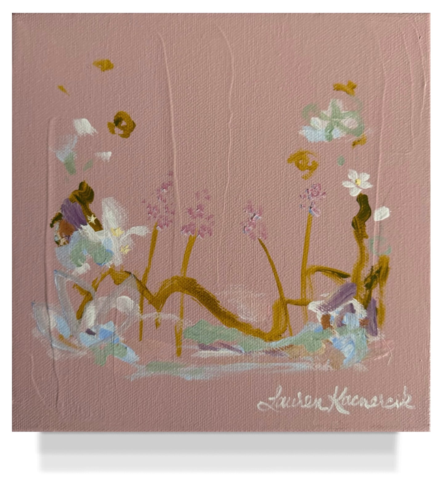 Pink 8x8 1.5 inch canvas