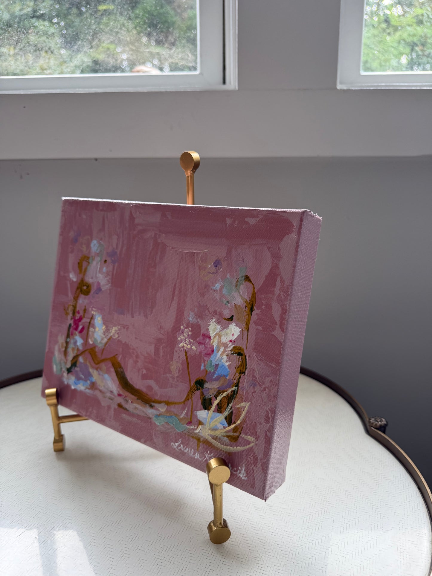 Pink Marble Mini Canvas