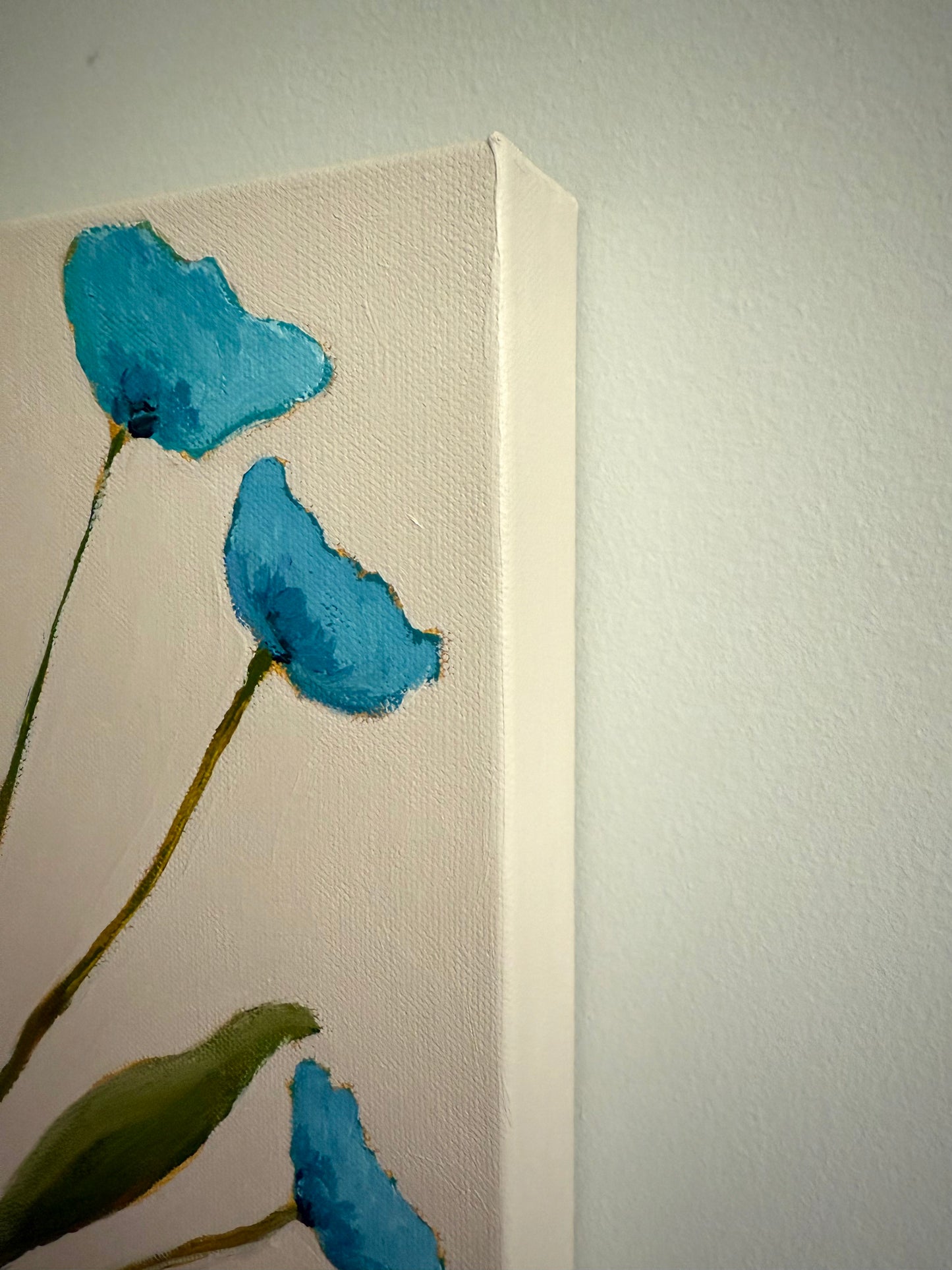 Brilliant Blue Poppies