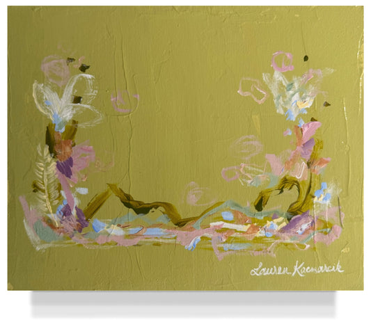 Chartreuse 8x10 Canvas Panel
