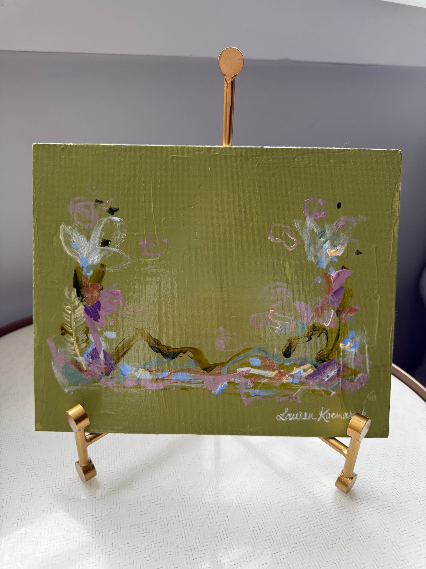 Chartreuse 8x10 Canvas Panel