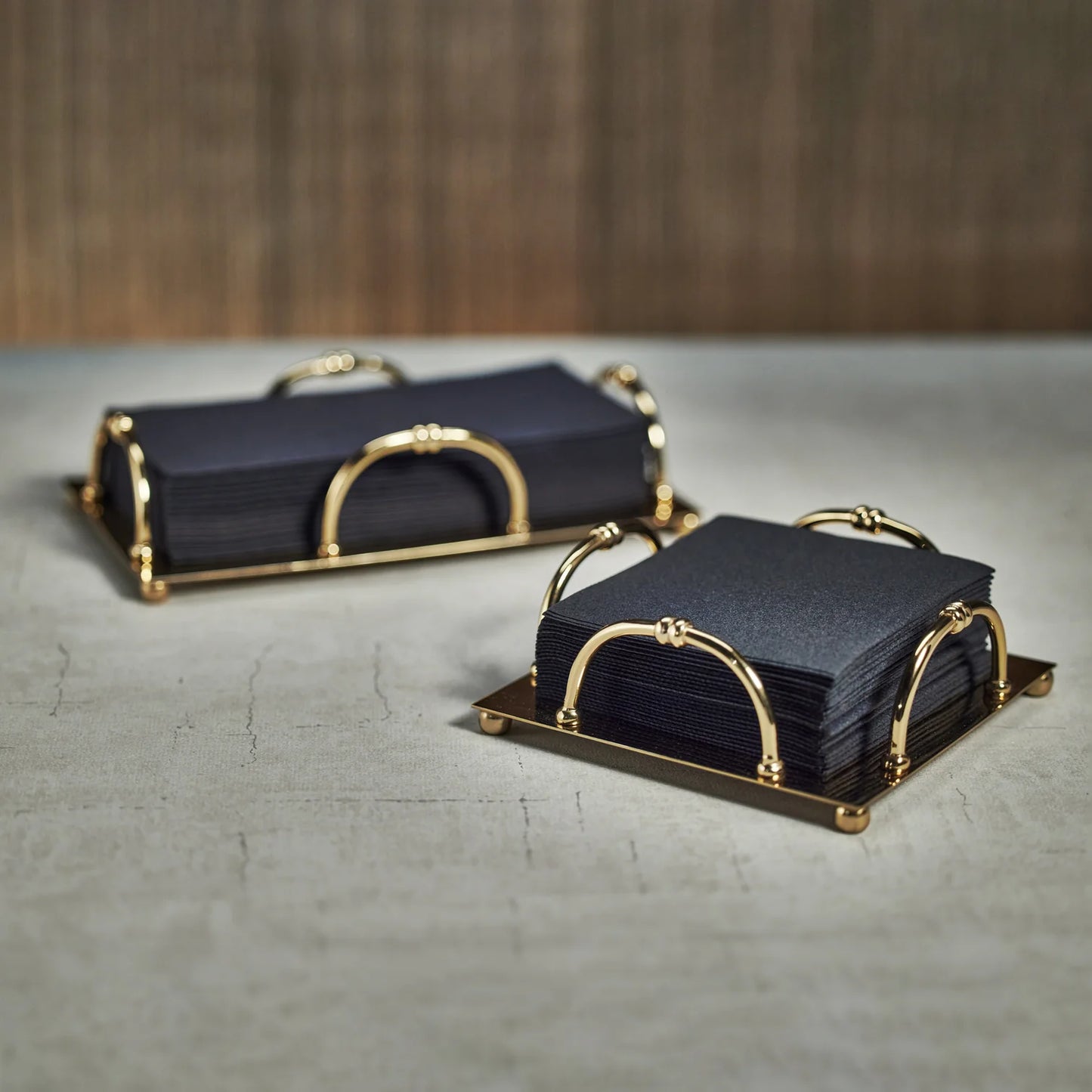 Alessia Gold Dinner Napkin Holder