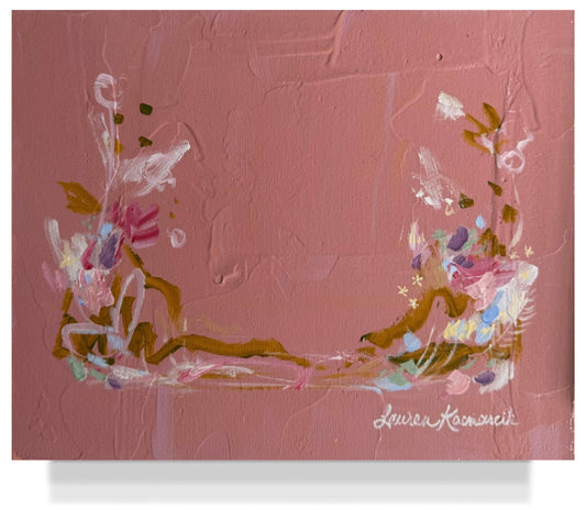 Rouge Pink Canvas Panel